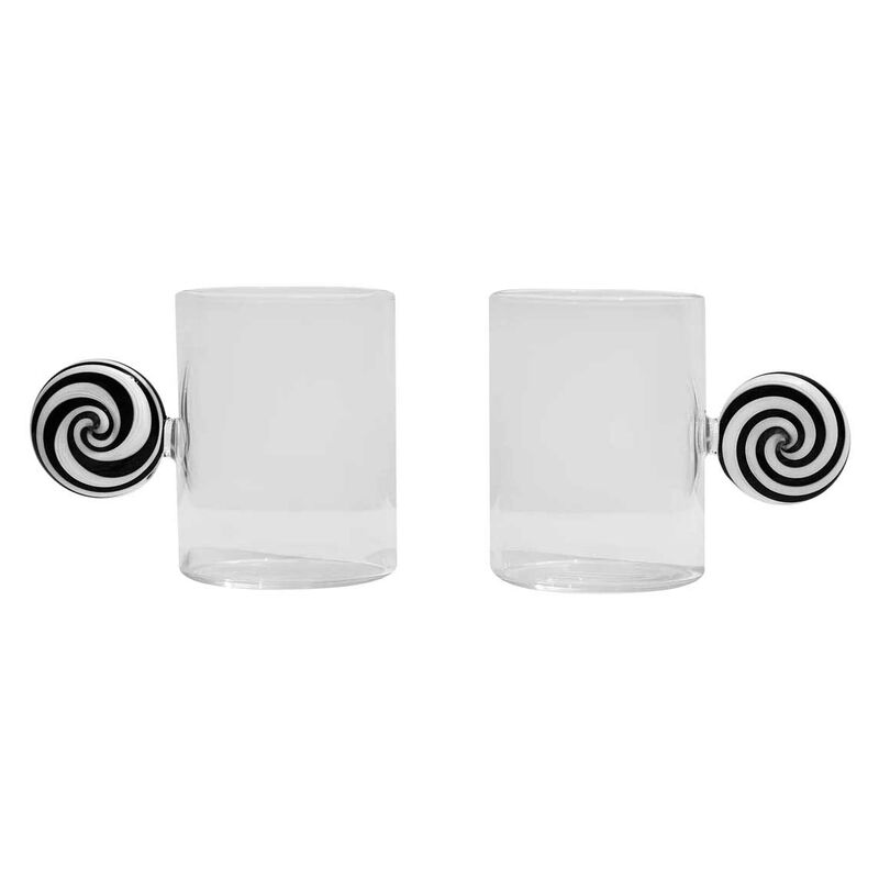FAZEEK Swirl Espresso Glass Set of 2 image number 0